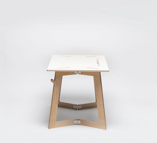 Flat pack deals plywood desk