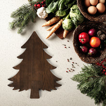 Load image into Gallery viewer, Solid Ashwood Holiday Tree Cutting Board for Everyday Prep and Seasonal Kitchen Use