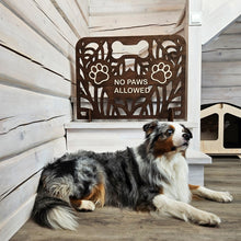 Load image into Gallery viewer, Portable Wooden Pet Barrier, No Drilling, Freestanding Wooden Dog Gate