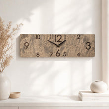 Load image into Gallery viewer, Farmhouse Wall Clock, Wooden Kitchen Clock, Rustic Home Decor