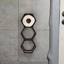 Load image into Gallery viewer, Handcrafted Wooden Toilet Paper Holder for Bathroom, Rustic and Minimalist Bathroom Storage, Multi-Design Options