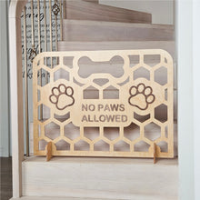 Load image into Gallery viewer, No-Drill Wooden Dog Barrier, Freestanding Pet Gate for Doorways, Stairs, and Hallways