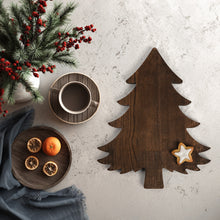 Load image into Gallery viewer, Solid Ashwood Holiday Tree Cutting Board for Everyday Prep and Seasonal Kitchen Use