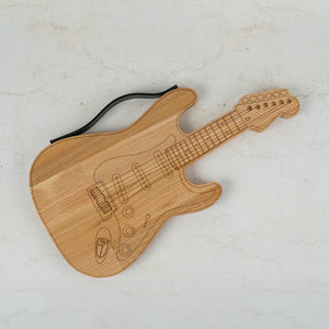 Cutting Board - Guitar Shaped wooden cutting board