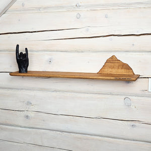 Handcrafted Wooden Everest Mountain Shelf, A Functional and Stylish Storage Solution
