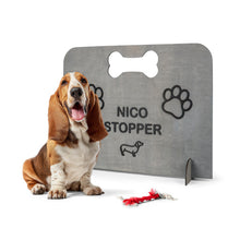 Load image into Gallery viewer, Handcrafted Wooden Dog Stopper, Pet Blocker for Hallways, Rooms, and Open Spaces