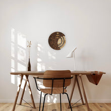 Load image into Gallery viewer, Round Wooden Wall Calendar, Handmade Desk &amp; Wall Decor for Home and Office