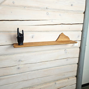 Handcrafted Wooden Everest Mountain Shelf, A Functional and Stylish Storage Solution