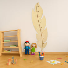 Load image into Gallery viewer, Personalized Wooden Growth Chart for Kids, Stylish Height Tracker, Nursery Wall Art, Keepsake Gift