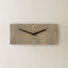 Load image into Gallery viewer, Wooden Silent Wall Clock, Modern Home Decor