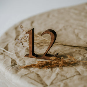 Rustic Wooden Table Numbers 1-10 for Weddings, Events, and Special Occasions
