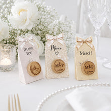 Load image into Gallery viewer, Personalised Wooden Corks, Engraved Wedding Favour