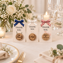 Load image into Gallery viewer, Personalised Wooden Corks, Engraved Wedding Favour
