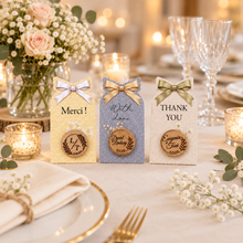 Load image into Gallery viewer, Personalised Wooden Corks, Engraved Wedding Favour