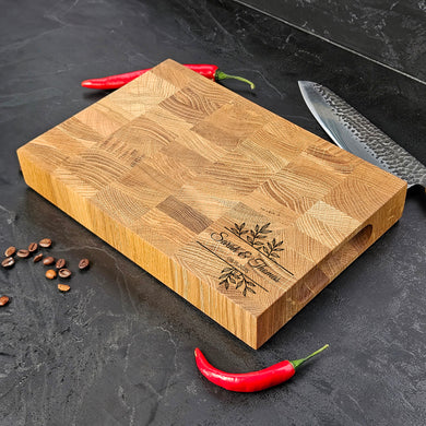 Custom Oak Cutting Board for Everyday Use, Durable Handmade Oak, Perfect for Housewarming Gifts