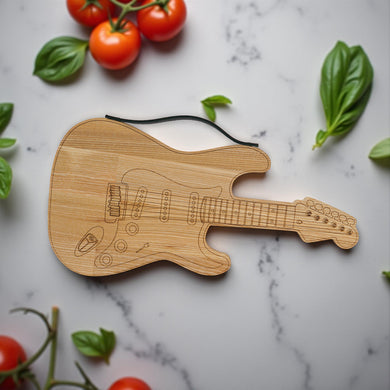 Cutting Board - Guitar Shaped wooden cutting board