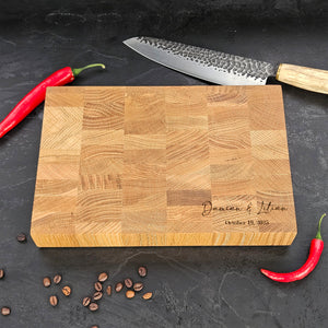 Custom Oak Cutting Board for Everyday Use, Durable Handmade Oak, Perfect for Housewarming Gifts