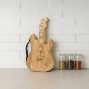 Cutting Board - Guitar Shaped wooden cutting board