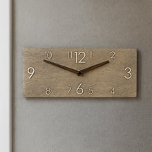 Load image into Gallery viewer, Wooden Silent Wall Clock, Modern Home Decor