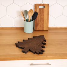Load image into Gallery viewer, Solid Ashwood Holiday Tree Cutting Board for Everyday Prep and Seasonal Kitchen Use
