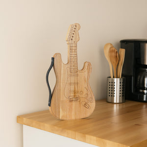 Cutting Board - Guitar Shaped wooden cutting board
