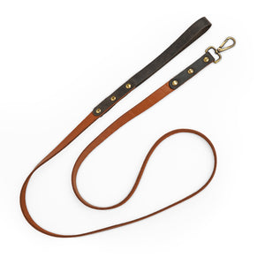 Personalized leather dog leash