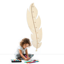 Load image into Gallery viewer, Personalized Wooden Growth Chart for Kids, Stylish Height Tracker, Nursery Wall Art, Keepsake Gift