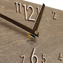 Load image into Gallery viewer, Wooden Silent Wall Clock, Modern Home Decor