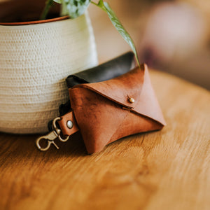 Dog Treat Leather Pouch with Personalization