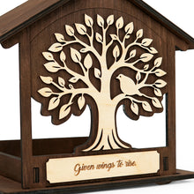 Load image into Gallery viewer, Hanging Wooden Bird Feeder, In Memory of Loved Ones