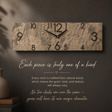 Load image into Gallery viewer, Farmhouse Wall Clock, Wooden Kitchen Clock, Rustic Home Decor