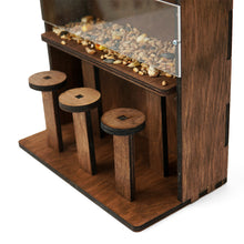 Load image into Gallery viewer, Rustic Saloon-Style Bird Feeder, Ready-Assembled Wooden Feeder for Backyard Bird Feeding and Nature Observation