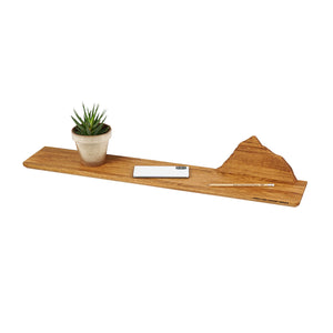 Handcrafted Wooden Everest Mountain Shelf, A Functional and Stylish Storage Solution