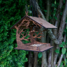 Load image into Gallery viewer, Bird feeder - wooden hanging bird feeder