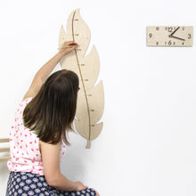 Load image into Gallery viewer, Personalized Wooden Growth Chart for Kids, Stylish Height Tracker, Nursery Wall Art, Keepsake Gift