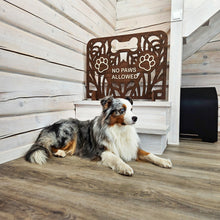 Load image into Gallery viewer, Portable Wooden Pet Barrier, No Drilling, Freestanding Wooden Dog Gate