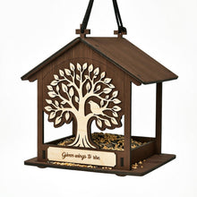 Load image into Gallery viewer, Hanging Wooden Bird Feeder, In Memory of Loved Ones