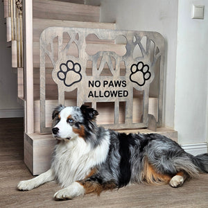Custom Wooden Pet Barrier Gate, Ideal for Home Décor and Pet Control