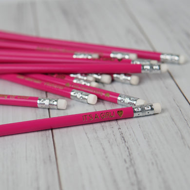 Personalized Pink Wooden HB Pencil, Perfect Gift for Students, Artists & Teachers