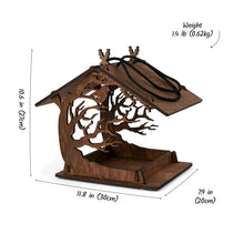 Load image into Gallery viewer, Bird feeder - wooden hanging bird feeder