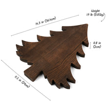 Load image into Gallery viewer, Solid Ashwood Holiday Tree Cutting Board for Everyday Prep and Seasonal Kitchen Use