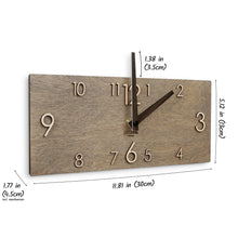 Load image into Gallery viewer, Wooden Silent Wall Clock, Modern Home Decor