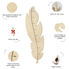 Load image into Gallery viewer, Personalized Wooden Growth Chart for Kids, Stylish Height Tracker, Nursery Wall Art, Keepsake Gift