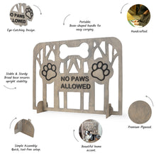 Load image into Gallery viewer, Custom Wooden Pet Barrier Gate, Ideal for Home Décor and Pet Control