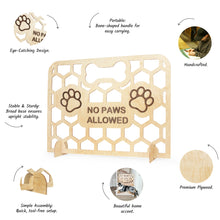 Load image into Gallery viewer, No-Drill Wooden Dog Barrier, Freestanding Pet Gate for Doorways, Stairs, and Hallways
