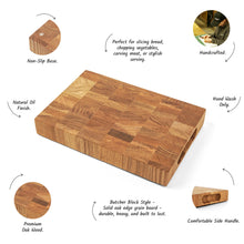Load image into Gallery viewer, Custom Oak Cutting Board for Everyday Use, Durable Handmade Oak, Perfect for Housewarming Gifts