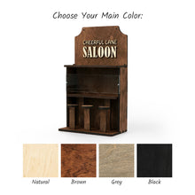 Load image into Gallery viewer, Rustic Saloon-Style Bird Feeder, Ready-Assembled Wooden Feeder for Backyard Bird Feeding and Nature Observation