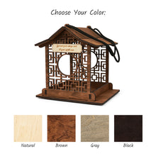Load image into Gallery viewer, Bird feeder - wooden hanging bird feeder