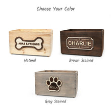 Load image into Gallery viewer, Personalized storage box for dog&#39;s toy