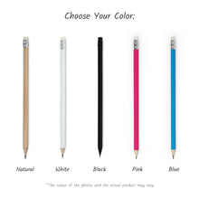 Load image into Gallery viewer, Classic Wooden Pencils for Weddings, Baby Showers, and School Supplies, Favors for Guests, Gifts for Teachers